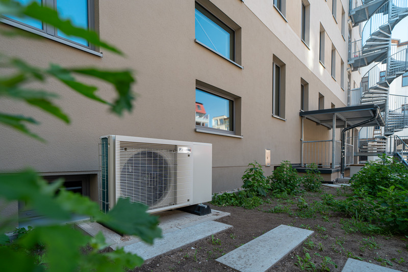 Wärmepunpe Nordseite