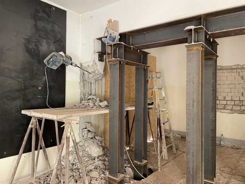 Herrichtung Gebäudeinneres