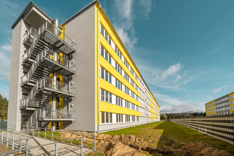 Landesaufnahmeeinrichtung Stendal, Unterkunftsgebäude