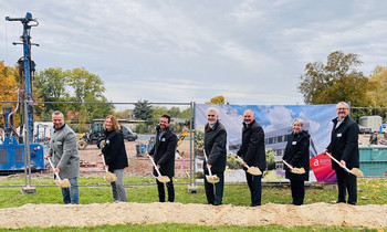symbolischer Spatenstich zum Forschungsneubau "InFonaL" der Hochschule Anhalt in Köthen